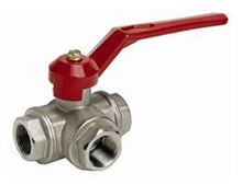 3-way hot forged brass ball valves
